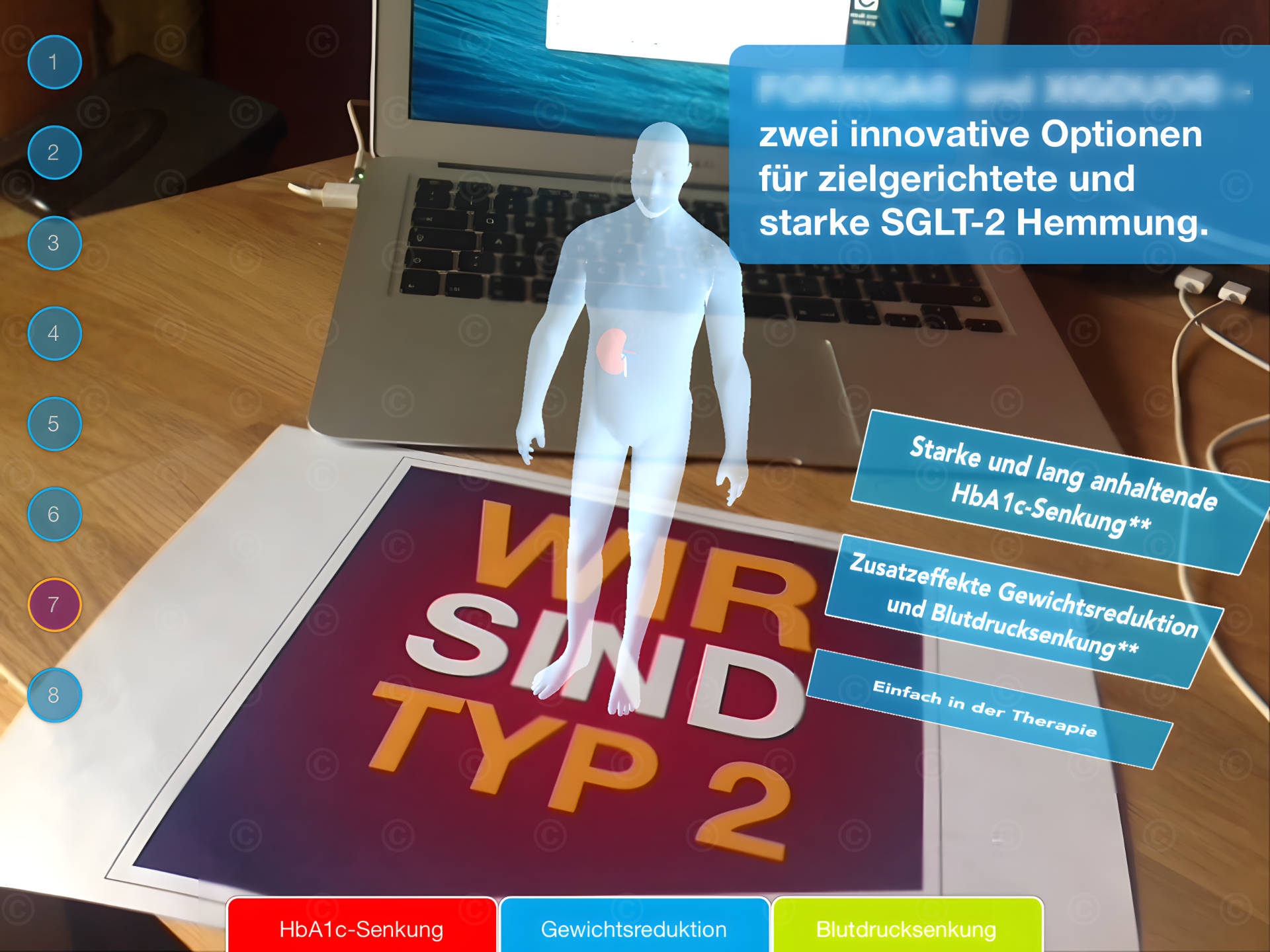 Augmented reality app - Diabetes 