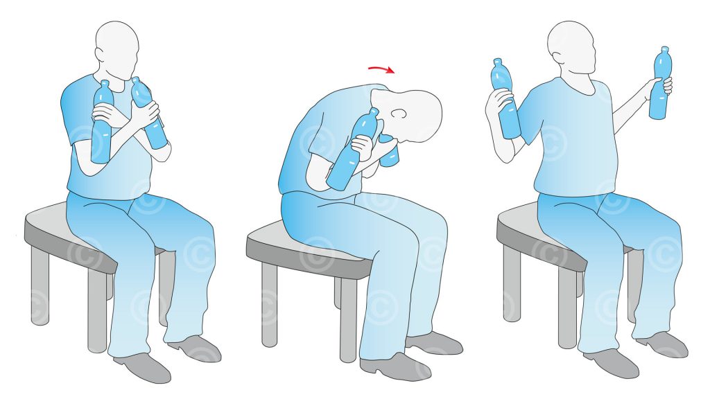 Illustrationen Übungen COPD - MedicalGraphics