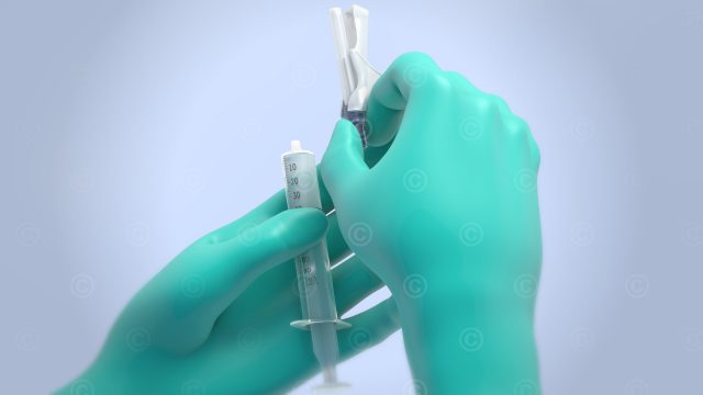 Animation on subcutaneous injection